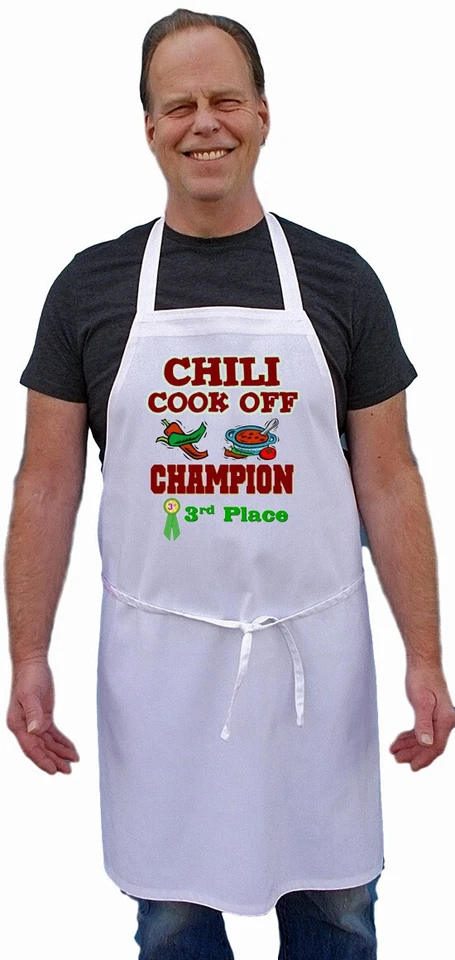 Delantal de cocina de chile tercer lugar campeón ganador del premio por CoolApons Foto 2 de 3
