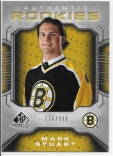 2006-07 SP Game Used MARK STUART rookie card #104