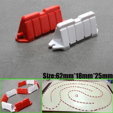 30PCS Drift Race Road Barrier Traffic Fence for 1/10 1/14 RC Truck HSP Tamiya