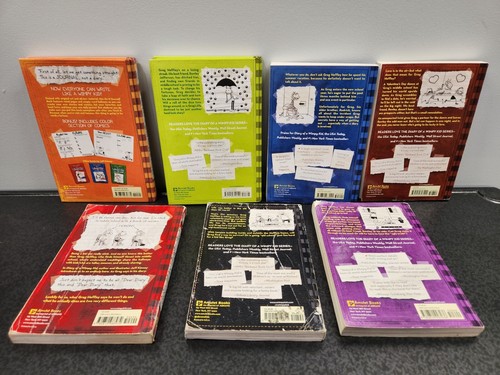 Lot of 7 Diary of a Wimpy Kid Hardcover Paperback Book Bundle by Jeff Kinney - Picture 9 of 12
