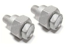  2 Premium GM GMC Chevy Battery Side Post Short Adapter - Car Amp Power Wiring