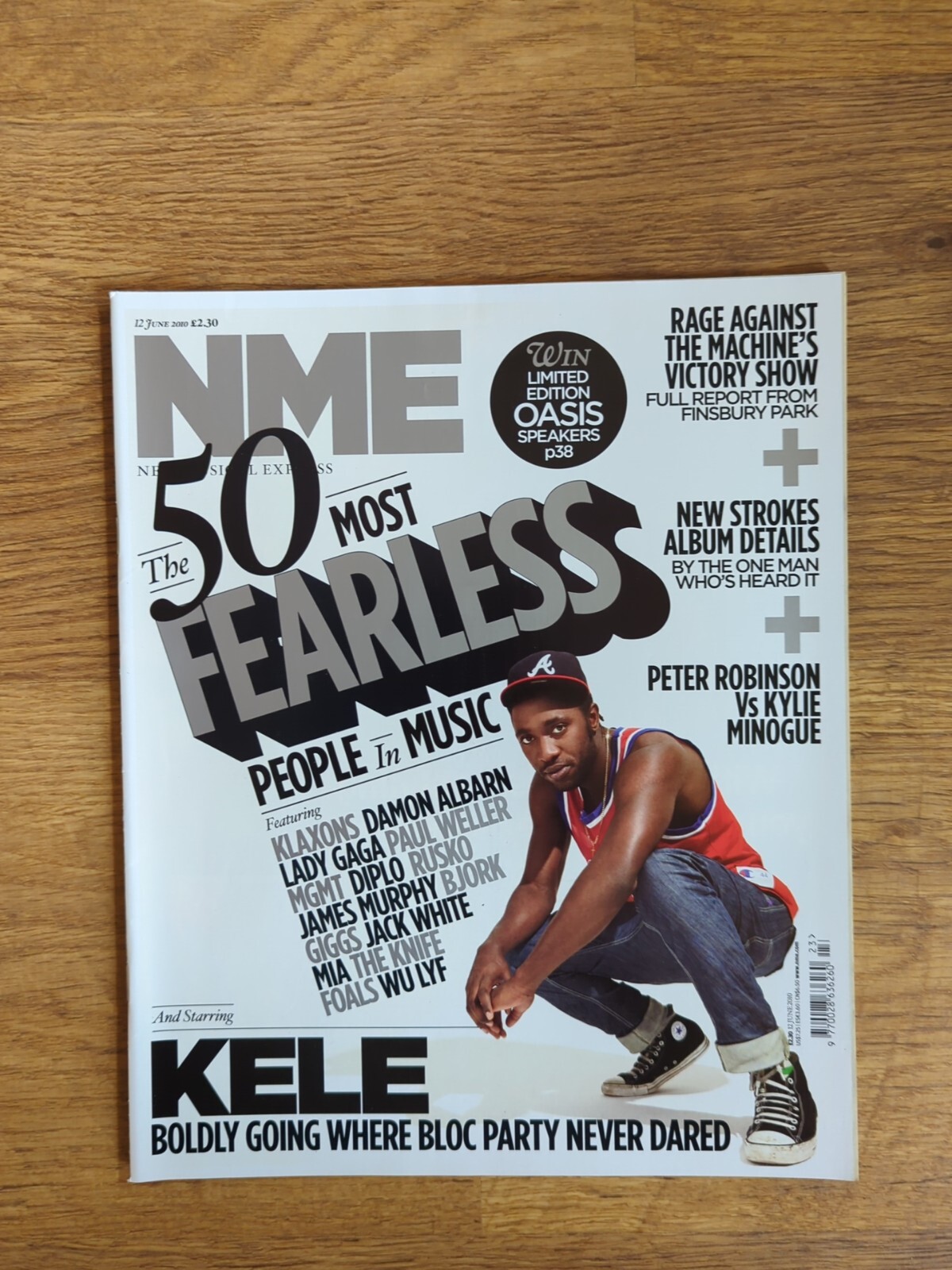 NME 50 Most Fearless People in Music Kele, Klaxons, Damon Albarn, Lady Gaga