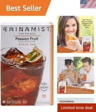 Refreshing Passion Fruit Iced Tea Bags   Brews 1/2 Gallon Each, Gluten Free