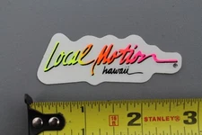 LOCAL MOTION Hawaii Surf Sexy Pink T&C OG Small 80's LM2 Vintage Surfing STICKER