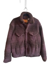 LEVI  S Men  COZY VINTAGE RELAXED FIT SHERPA TRUCKER JACKET Size M