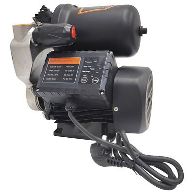 #ad Self Priming Water Pressure Booster Pump 220V 300W Intelligent Micro control $147.87