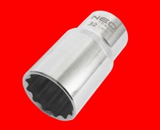 36mm Stecknuss Lang 12-Kant Vielzahn Steckschlüssel Einsatz für 1/2" Ratsche COR