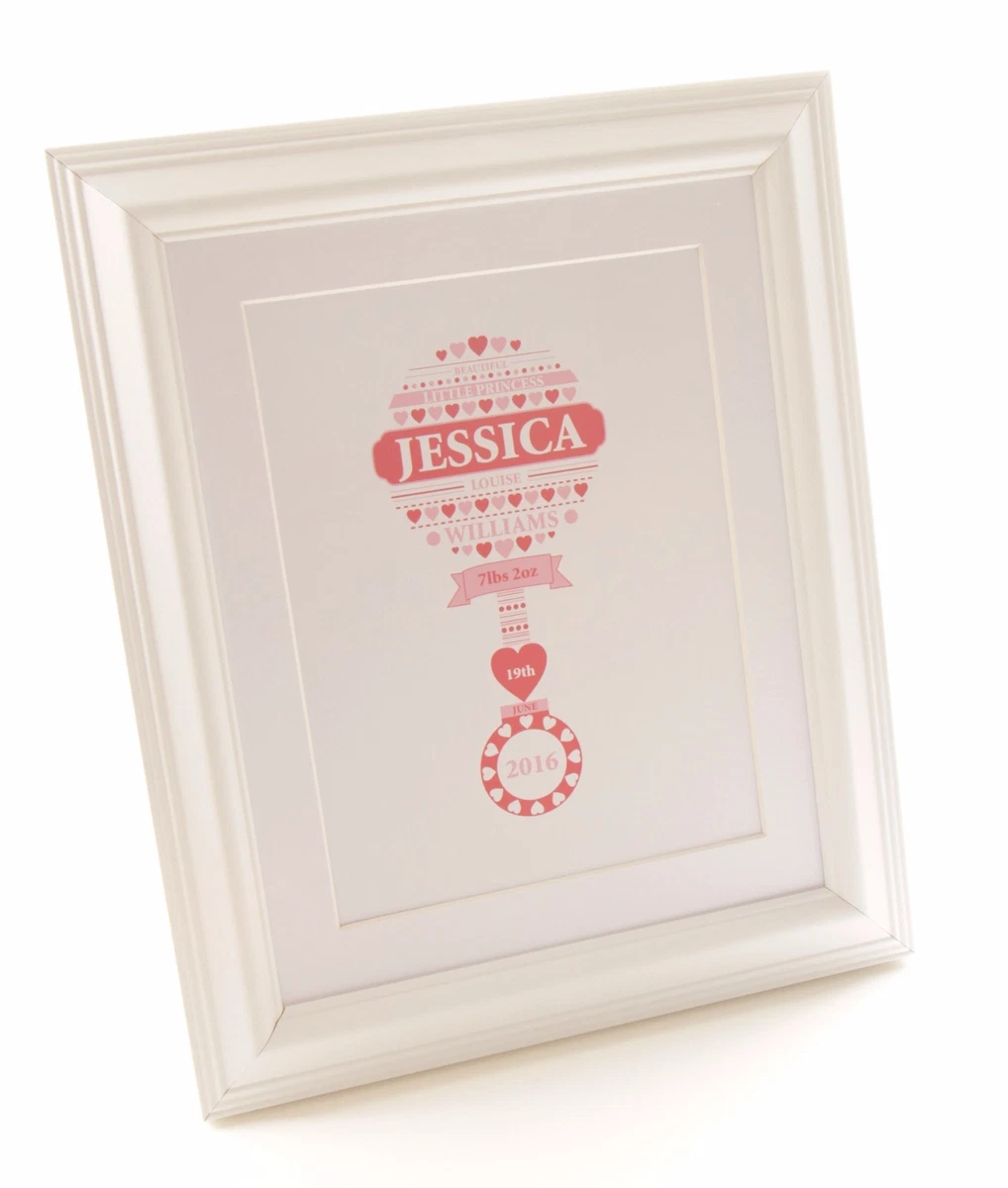 Personalised newborn sales baby girl gifts