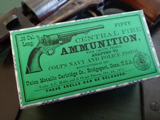 Reproduction vintage Early UMC .38 Colt Cartridge Box