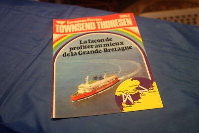 Townsend Thoresen Prospekt 1983 +++