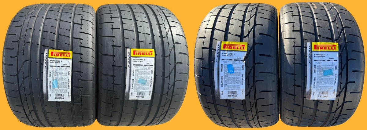 4X BRAND NEW Pirelli P Zero Corsa Viper Tires (2X) 355/30ZR19