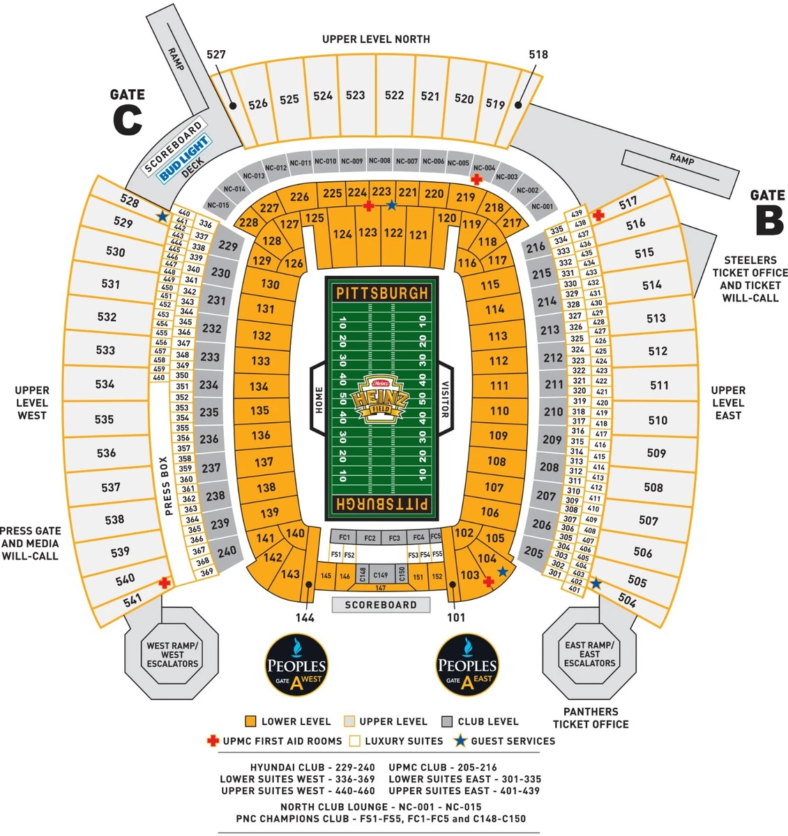 Paul Brown Stadium Seating Chart View Seats Matttroy