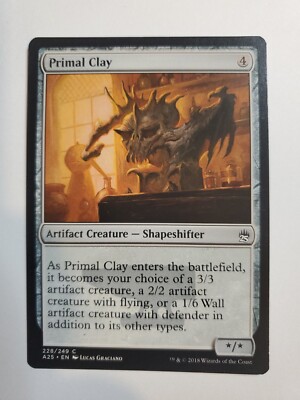MTG Magic The Gathering Card Primal Clay Artifact Creature