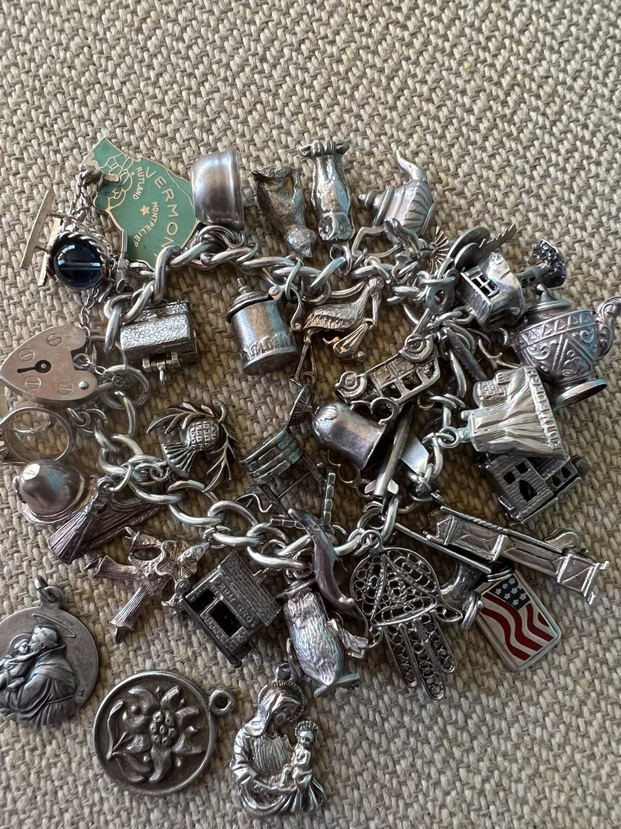 Sterling silver photo charms sale