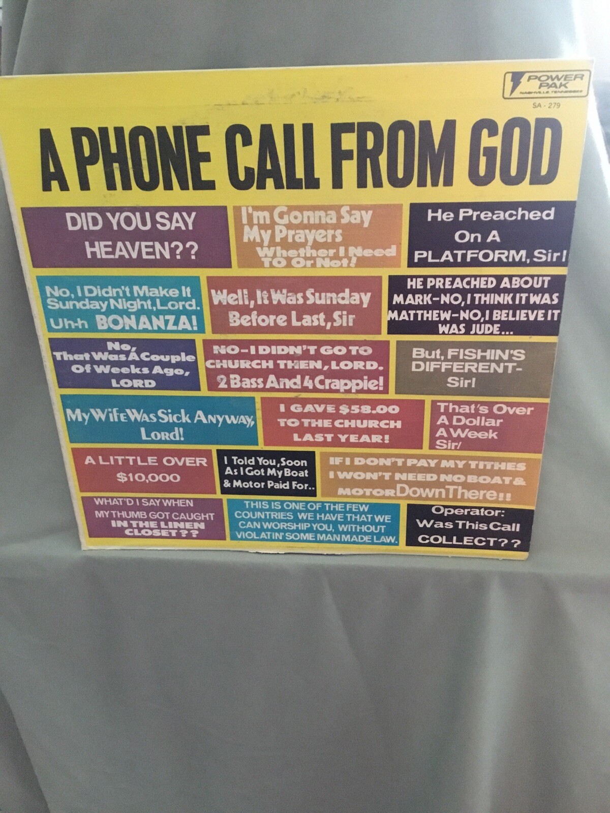 A Phone Call From God And 6 All Time Great Instrumentals Vinyl (1975 Gusto Recor