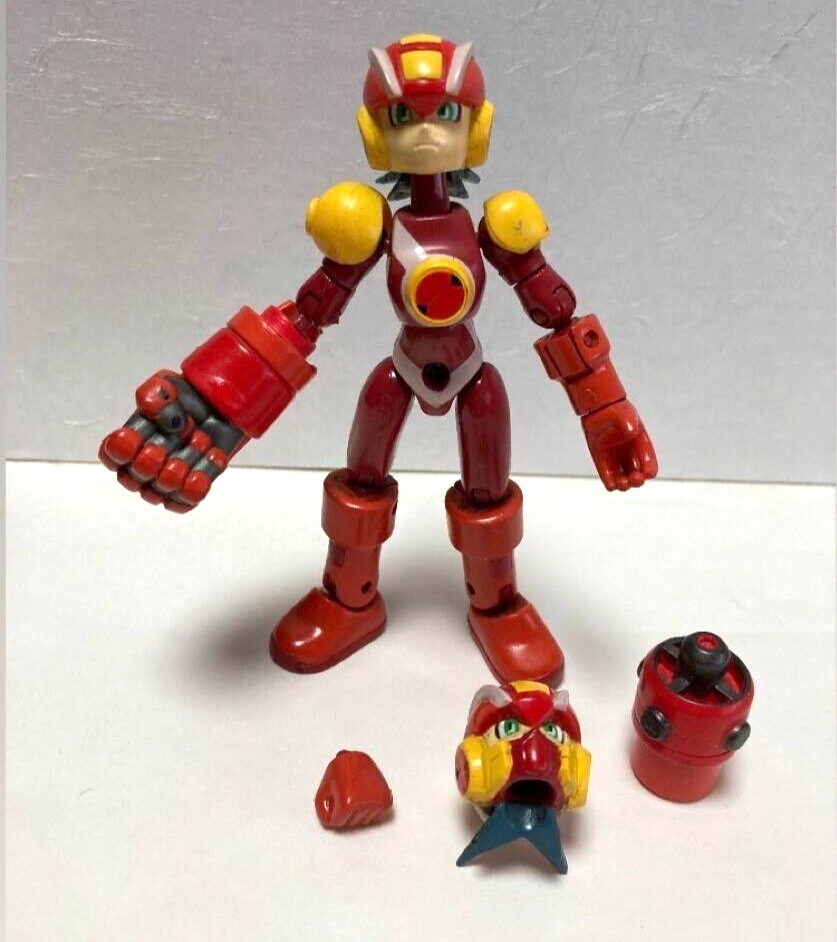 Megaman EXE Heat Guts Style Rockin' Action Figure Rockman Megaman EXE Heat Guts Style Rockin' Action Figure Rockman