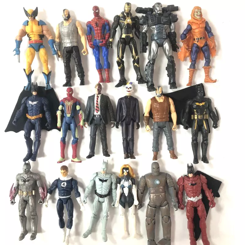 3.75 Marvel Universe DC Comics Spider Man Batman Villains Action Figure Toys