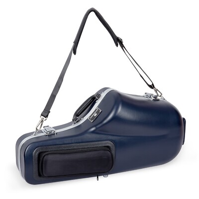 Crossrock ABS Alto Saxophonkoffer   Sicherheitslock abnehmbare Schulterriemen