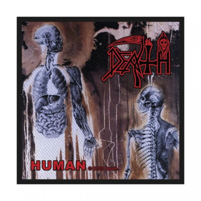 DEATH - Patch Aufnäher Human 10 x 10cm