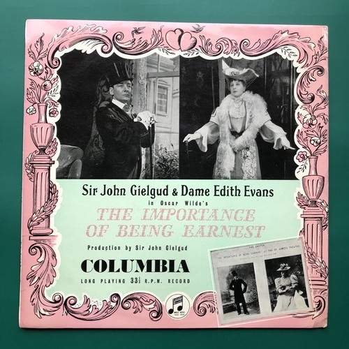 Oscar Wilde’s IMPORTANCE OF BEING EARNEST Radioplay 2 x LP Gielgud Roland Culver - Picture 7 of 24