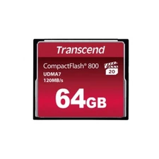 Transcend 64GB Compact Flash 800x UDMA 7 Memory Card, TS64GCF800 