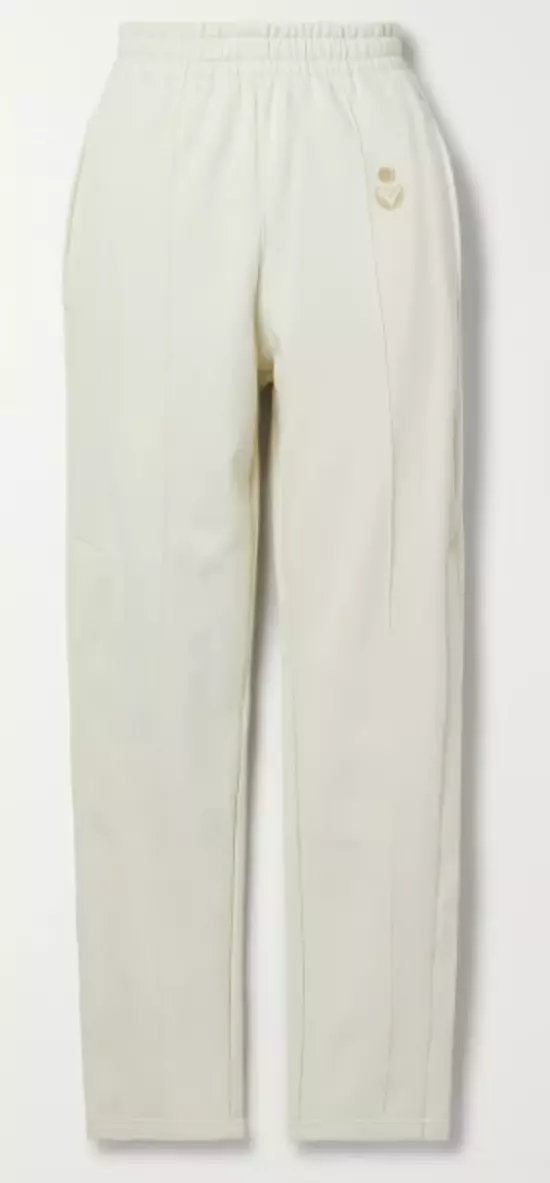 Isabel marant etoile Jogging Pants Inayaki Cotton Ecru Size 38