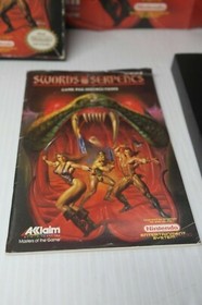 Nintendo Swords and Serpents NES Video Game Cartridge, Box & Manual CIB 1990