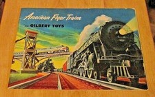 AMERICAN FLYER TRAINS Catalog / Gilbert Toys - 1952 - Very Good Condition 