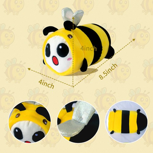 Honey Bee Plush Stuffed Animal Super small Soft Toy kid Christmas gift 8.5inch - Picture 1 of 6