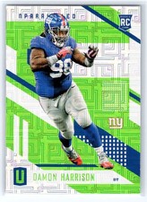 Damon Harrison 2017 Unparalleled Lime Green Rookie Card!. rookie card picture