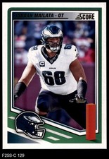 2025 Score #129 Jordan Mailata Eagles 8 - NM/MT