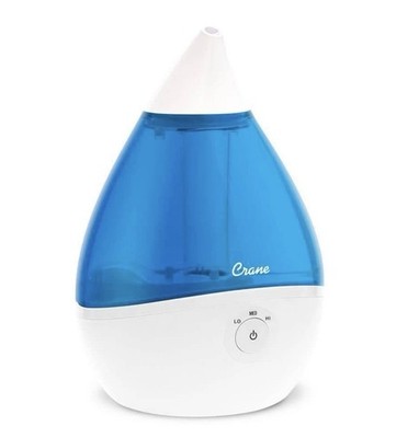 Crane Droplet Ultrasonic Humidifier Mister Diffuser 1/2 Gal Excellent Condition