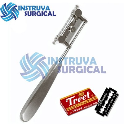 Silvers Skin Graft Knife Handle Dermatome with 1 PC Blade Surgical Instruments