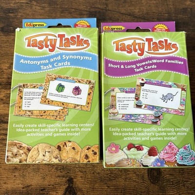 Tasty Tasks Antonyms and Synonymous Plus Phonics Grade 1 Teacher Resource