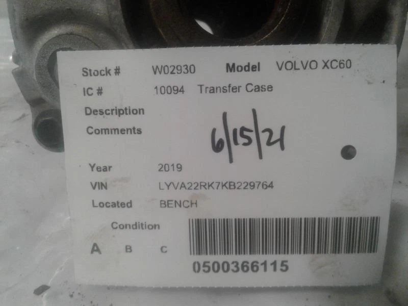 Estuche de transferencia compatible con 17-18 VOLVO S90 1400464 Foto 4 de 4