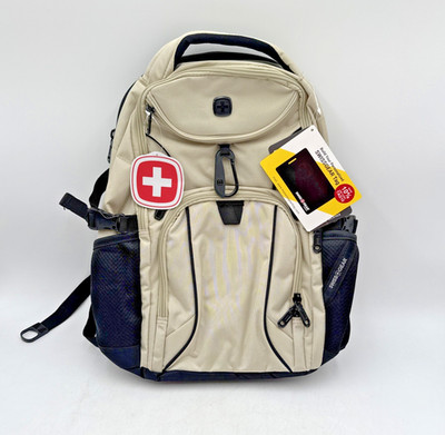 SwissGear 1900 Mini Scansmart 16  Backpack-oatmeal