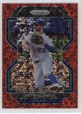 2022 Panini Prizm Tier II Red Donut Circle Prizm 57/99 Pete Alonso #184 1p94