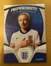 WOMENS FOOTBALL LEAH WILLIAMSON REPRESNT ETERNITY 2025 TRADING CARD REP 13