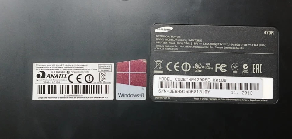 三星 NP470R5E 便携式电脑 酷睿 i5 8GB 650GB Windows 10 带电源 — 第 2/4 张图片