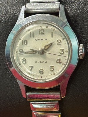 Vintage Orvin 17‎ Jewels Mechanical Ladies Watch New Crystal Vintage Orvin 17 Jewels Mechanical Ladies Watch New Crystal  main image 4