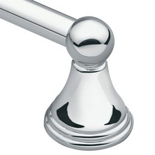 Moen DN8424 Chrome 24" Towel Bar From The Preston Collection