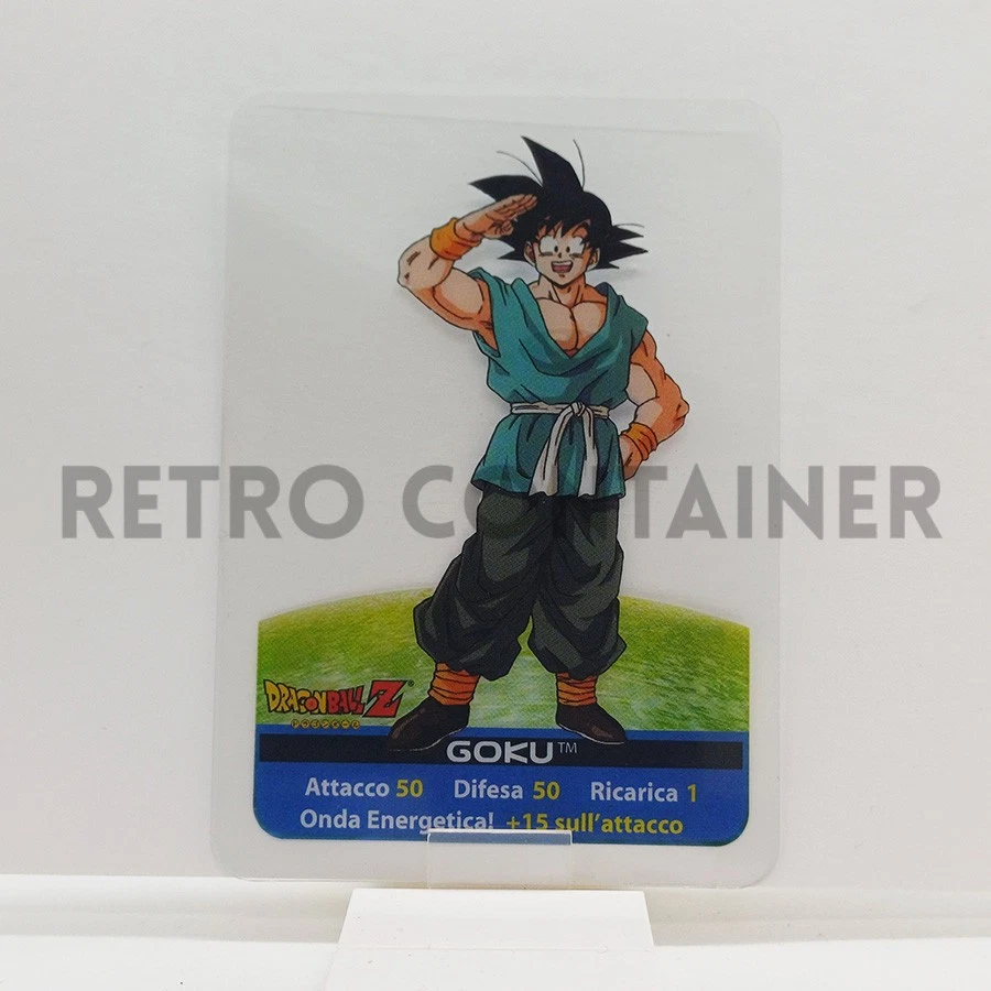 Carte Goku Super Saiyan 3 DragonBall Lamincard Edibas 2006 - Série Or Italienne