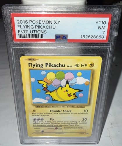 Flying Pikachu graded PSA 7 for sale on eBay