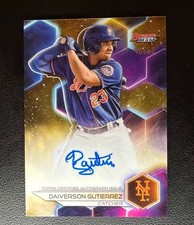 2023 Bowman's Best Auto Gold Refractors /50 #B23-DG Daiverson Gutierrez