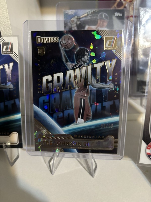 Donruss Tre Johnson III Wizards Gravity Rated Rookie 2025-2026 5-Card Lot