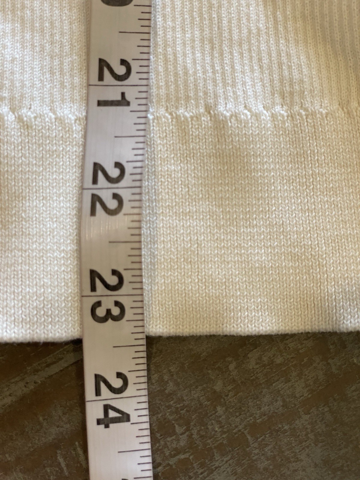 Tory Burch Shrunken Simone Cardigan Sweater Ribbed Cotton Gold Logo Buttons Sz S thumbnail 9