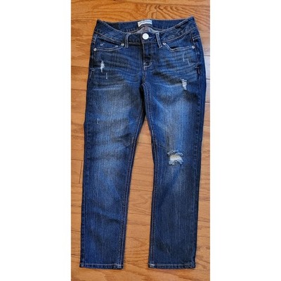 Aeropostale Womens Size 0 Distressed Skinny Ankle Jeans W26 L25
