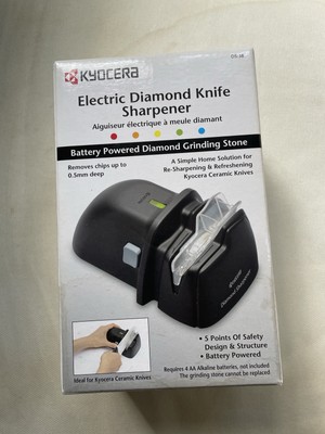 Kyocera DS-38 Electric Diamond Knife Sharpener   New in Box   Battery Powered
