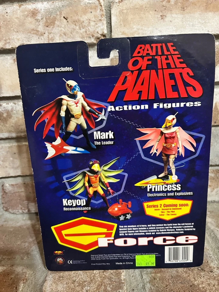 Figura Marca Desenmascarada Batalla de los Planetas G Force Diamond Select 2002 MUY BONITA Foto 2 de 2