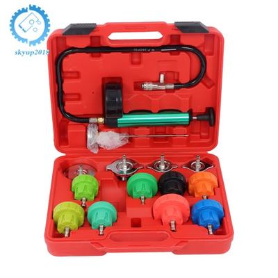 #ad #ad 14Pcs Radiator Pump Pressure Leak Tester Detector Coolant System Test Tools $36.98